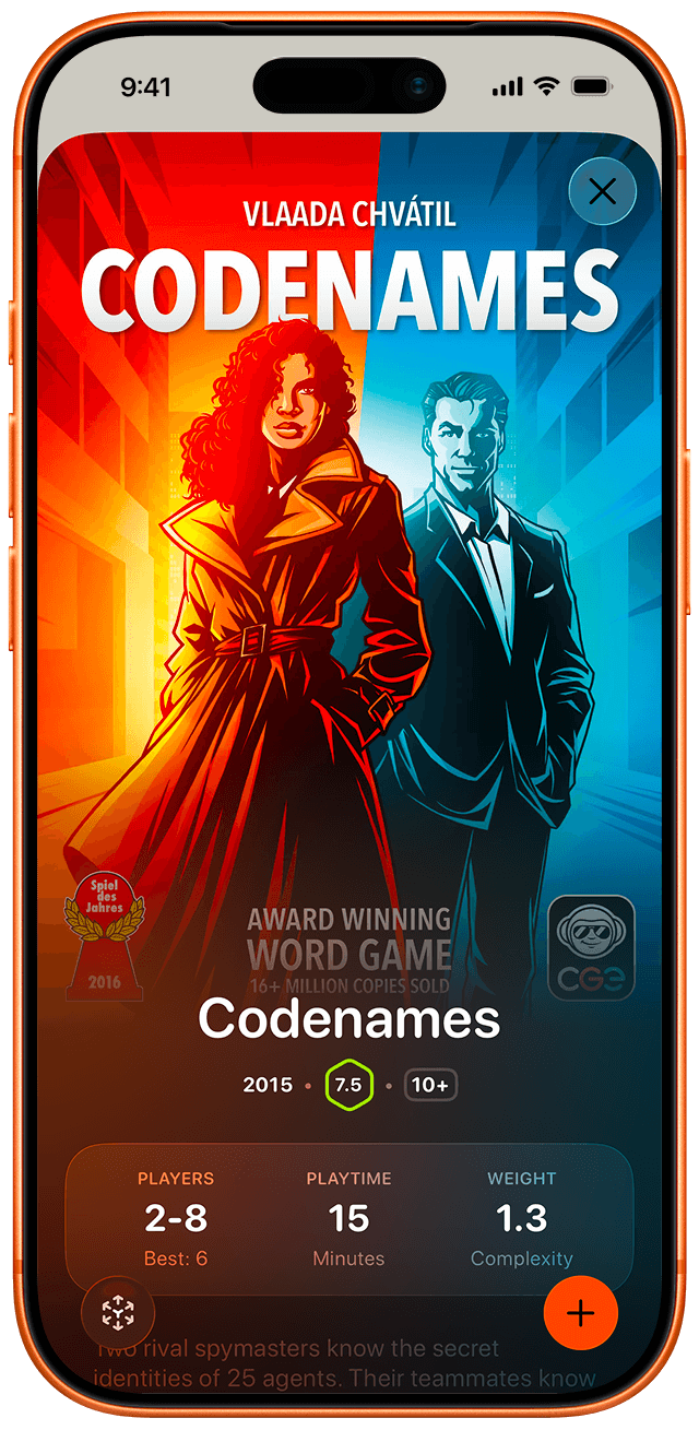 Quickly look up any board game.